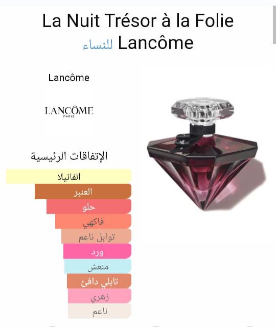 La Nuit Trésor À La Folie 75 ML